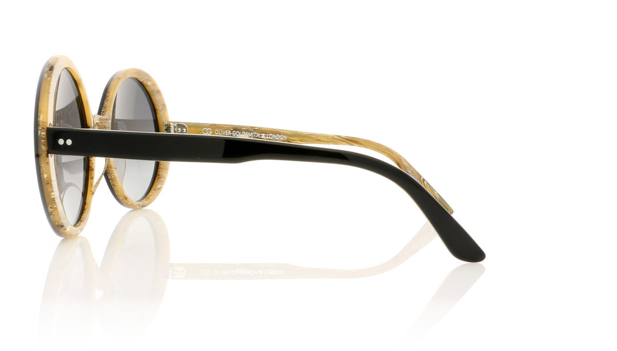 Oliver Goldsmith Oops 1 Black Wood Sunglasses - Side