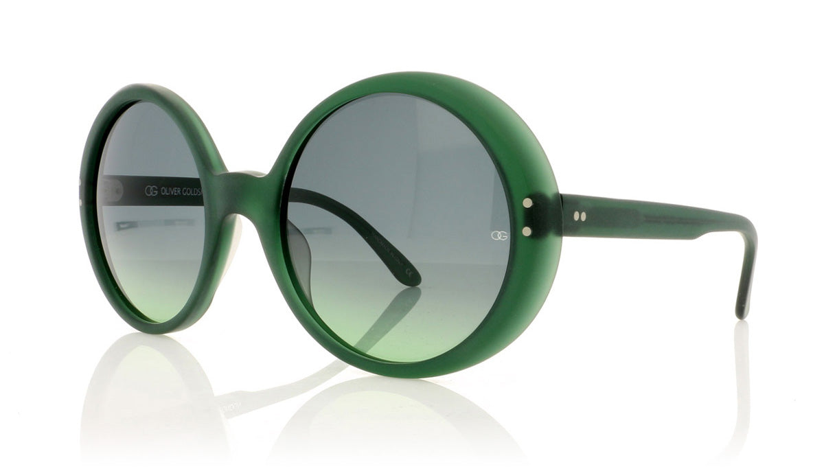 Oliver Goldsmith Oops 5 Matte Jade Sunglasses - Angle