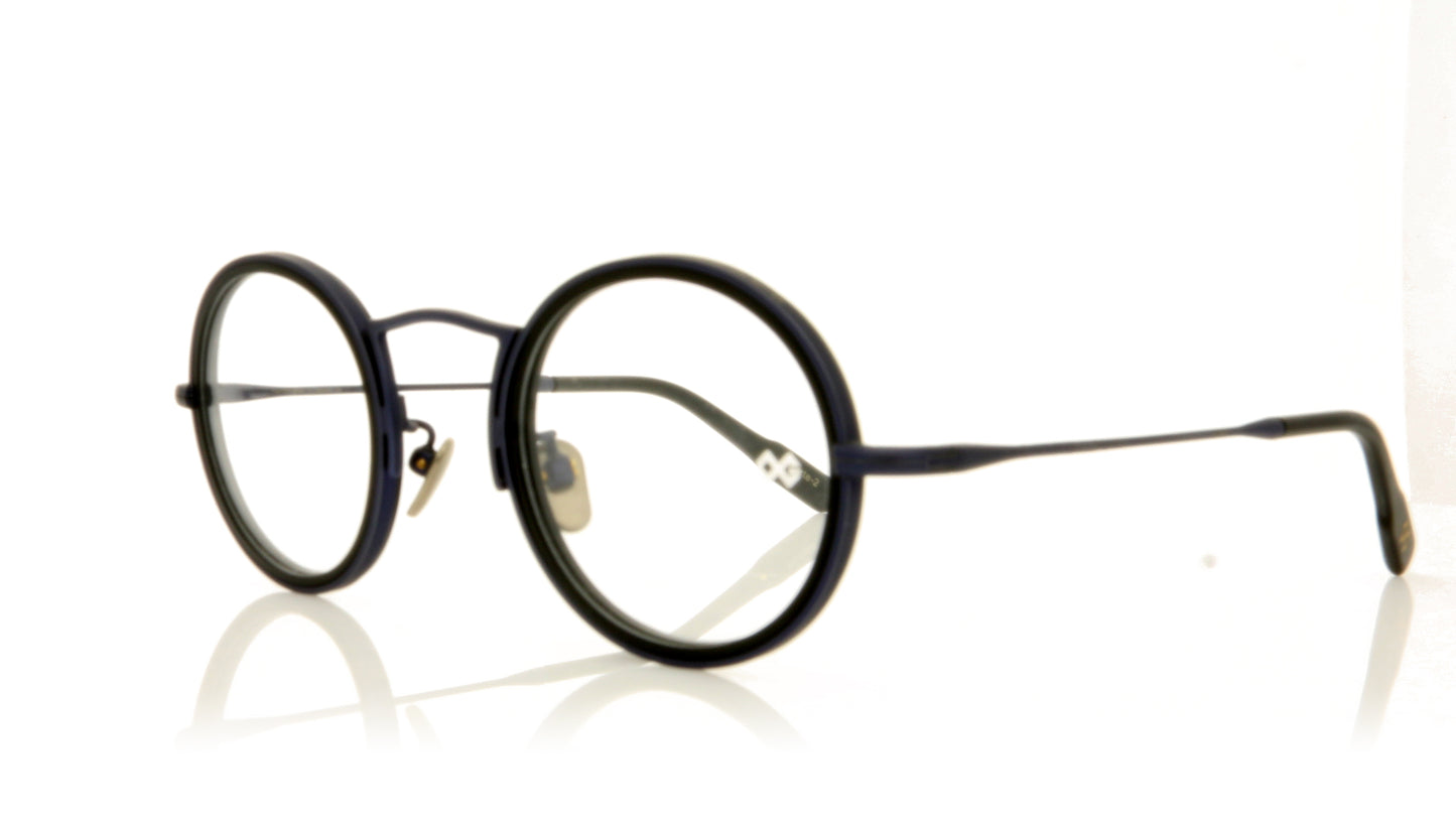 Oliver Goldsmith Porte-2 7 Dark Blue Glasses - Angle