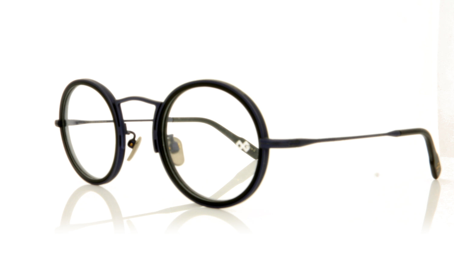Oliver Goldsmith Porte-2 7 Dark Blue Glasses - Angle