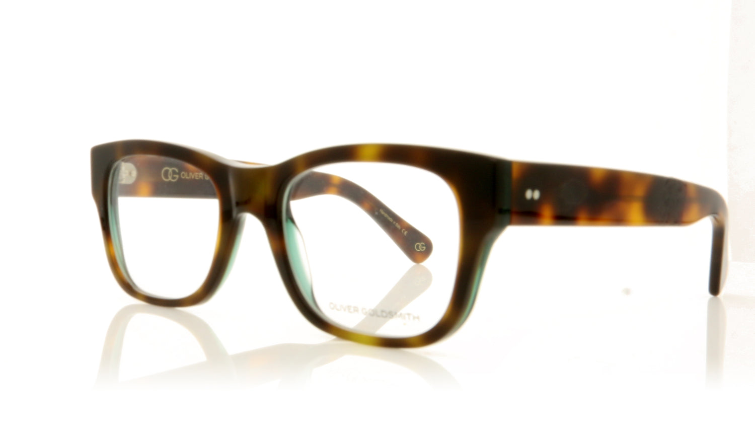 Oliver Goldsmith President 1 Tortoise Glasses - Angle