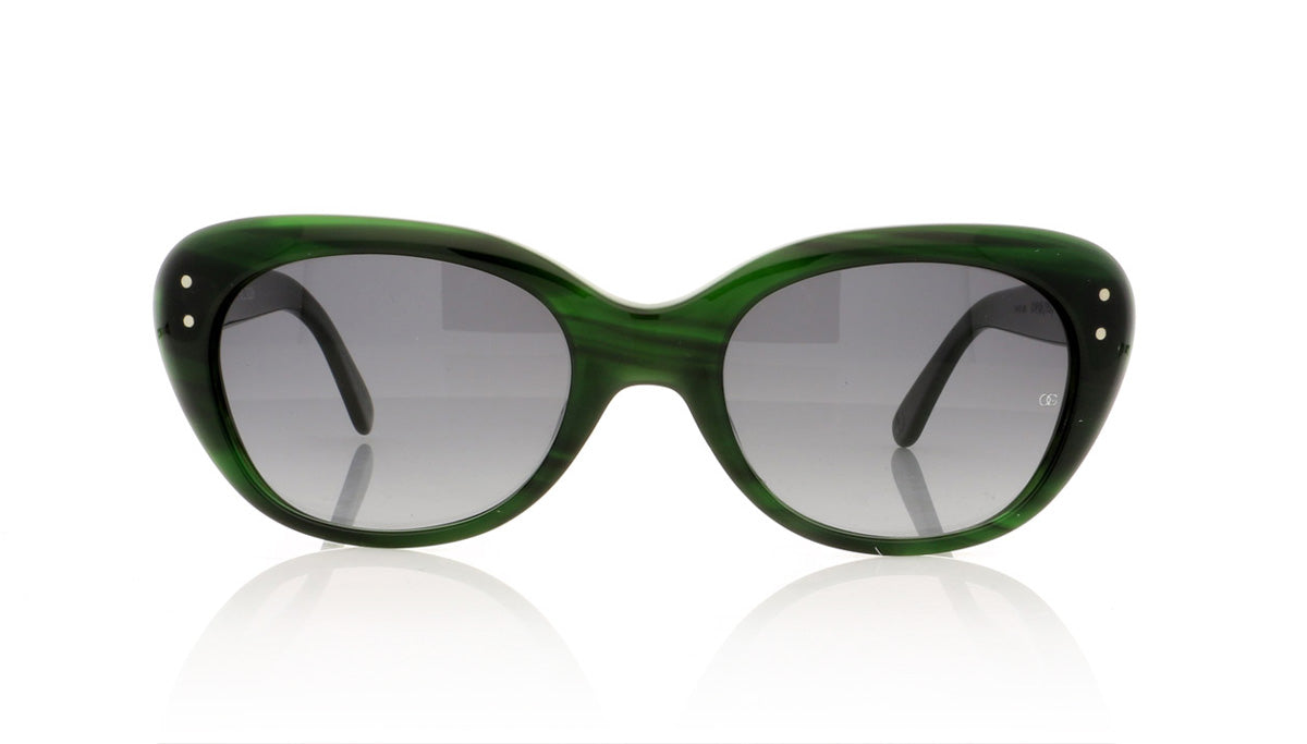 Oliver Goldsmith Sophia 19 Evergreen Sunglasses - Front