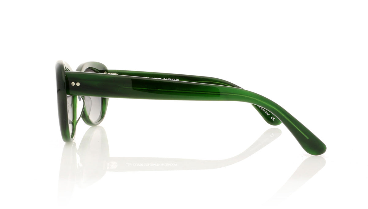 Oliver Goldsmith Sophia 19 Evergreen Sunglasses - Side