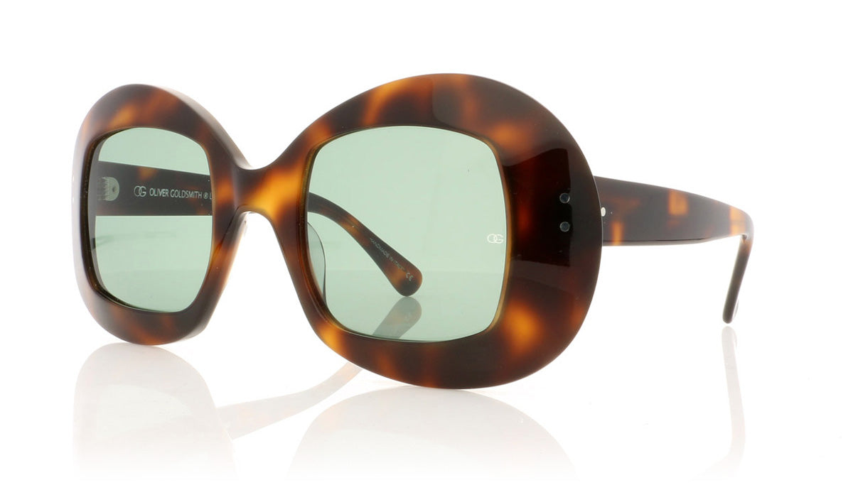 Oliver Goldsmith Uuksu 2 Dark Tortoiseshell Sunglasses - Angle