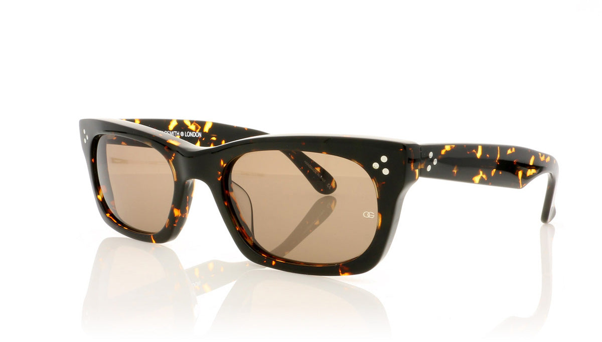 Oliver Goldsmith Vice Consul 19 Speckle Sunglasses - Angle
