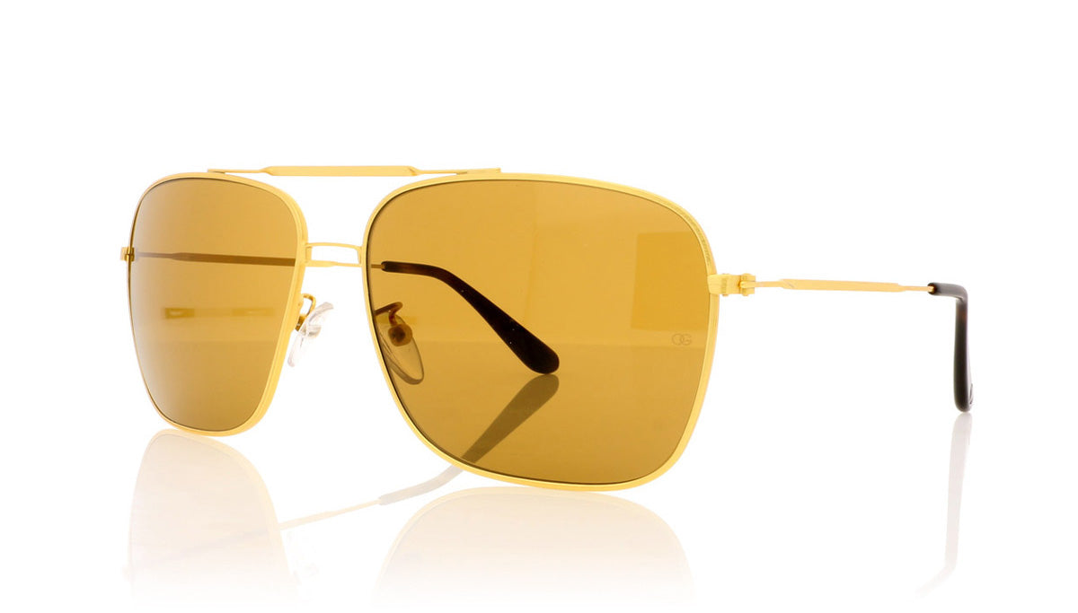 Oliver Goldsmith Wise Guy 4 Gold Sunglasses - Angle