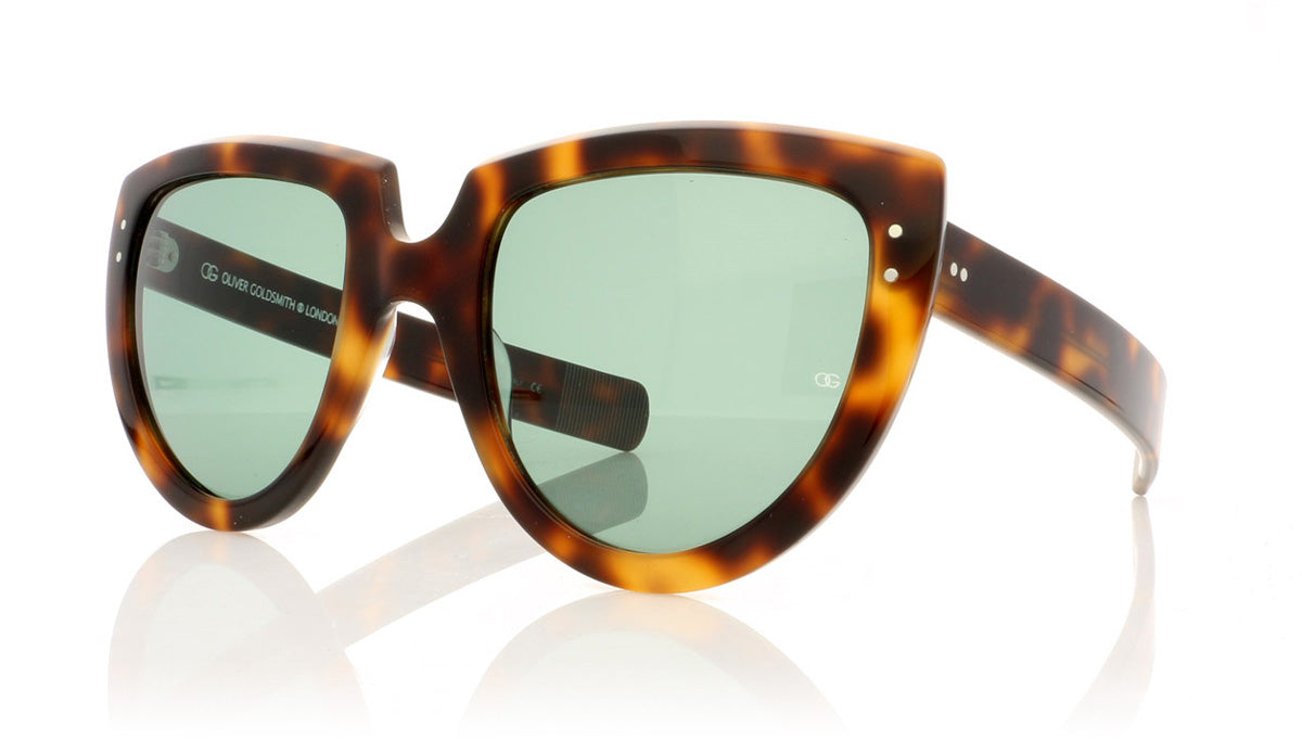 Oliver Goldsmith Y-Not 2 Dark Tortoiseshell Sunglasses - Angle