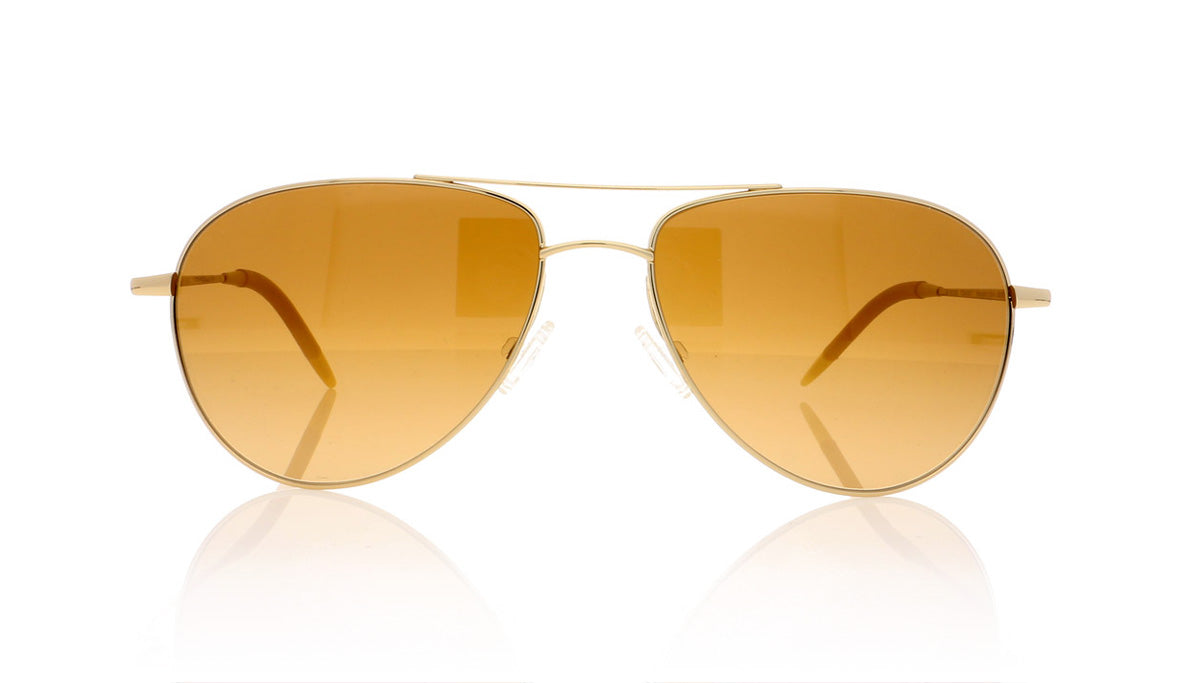 Oliver Peoples Benedict OV1002S 5036K8 Silver Sunglasses - Front