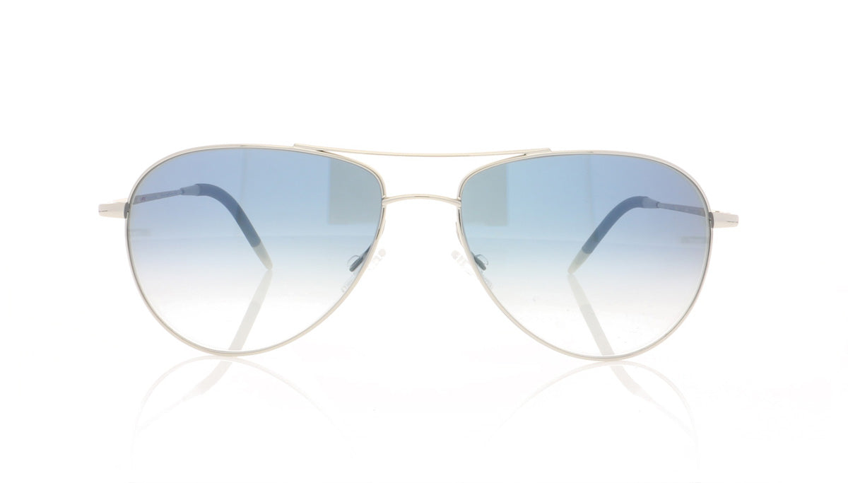 Oliver Peoples Benedict OV1002S 52413F Silver Sunglasses - Front