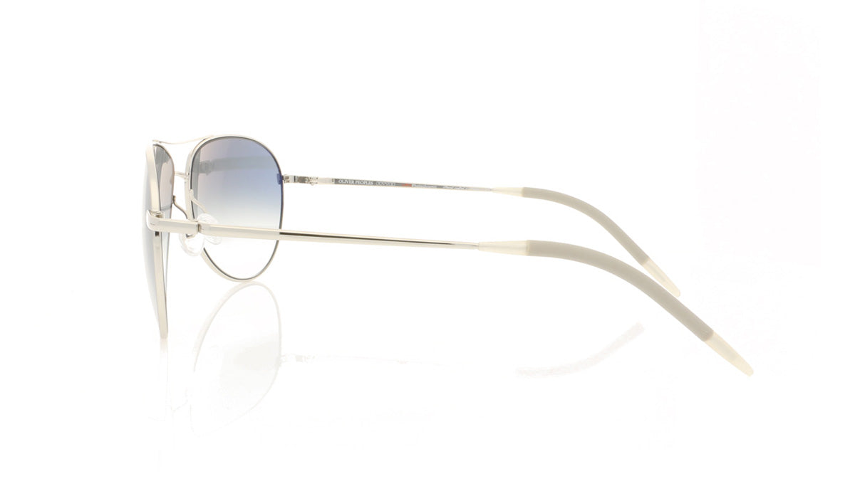 Oliver Peoples Benedict OV1002S 52413F Silver Sunglasses - Side
