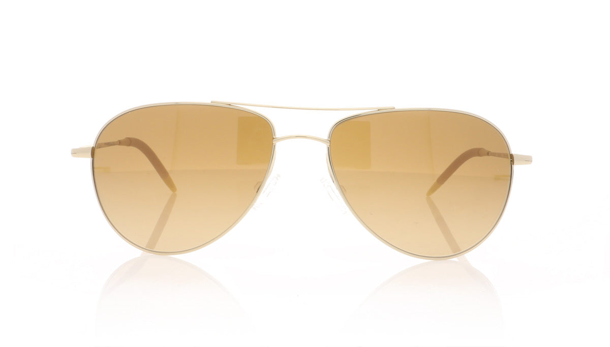 Oliver Peoples Benedict OV1002S 524251 Gold Sunglasses - Front