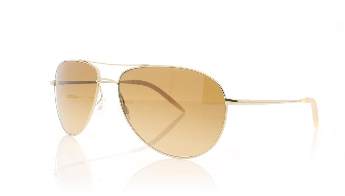 Oliver Peoples Benedict OV1002S 524251 Gold Sunglasses - Angle