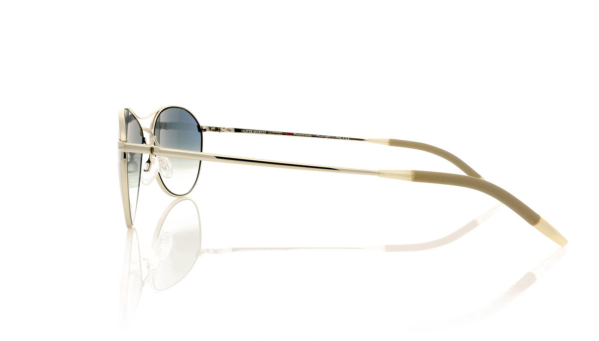 Oliver Peoples Aero Sun OV1005S 5036/3F Silver Sunglasses - Side