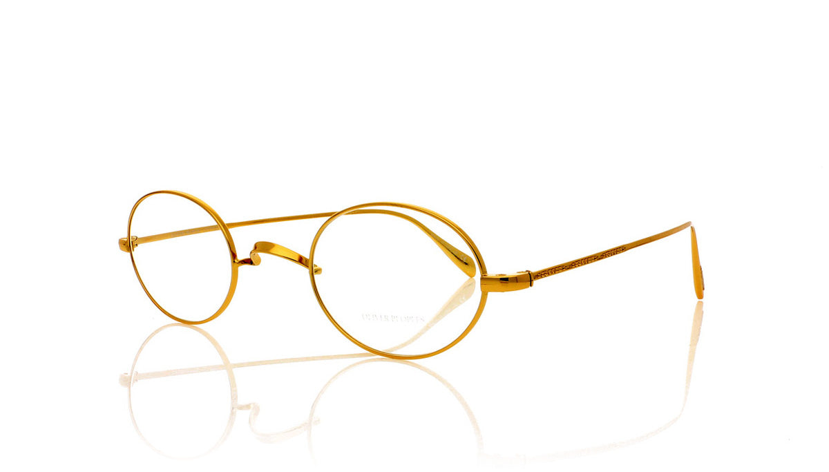 Oliver Peoples Calidor OV1185 5145 Gold Glasses - Angle