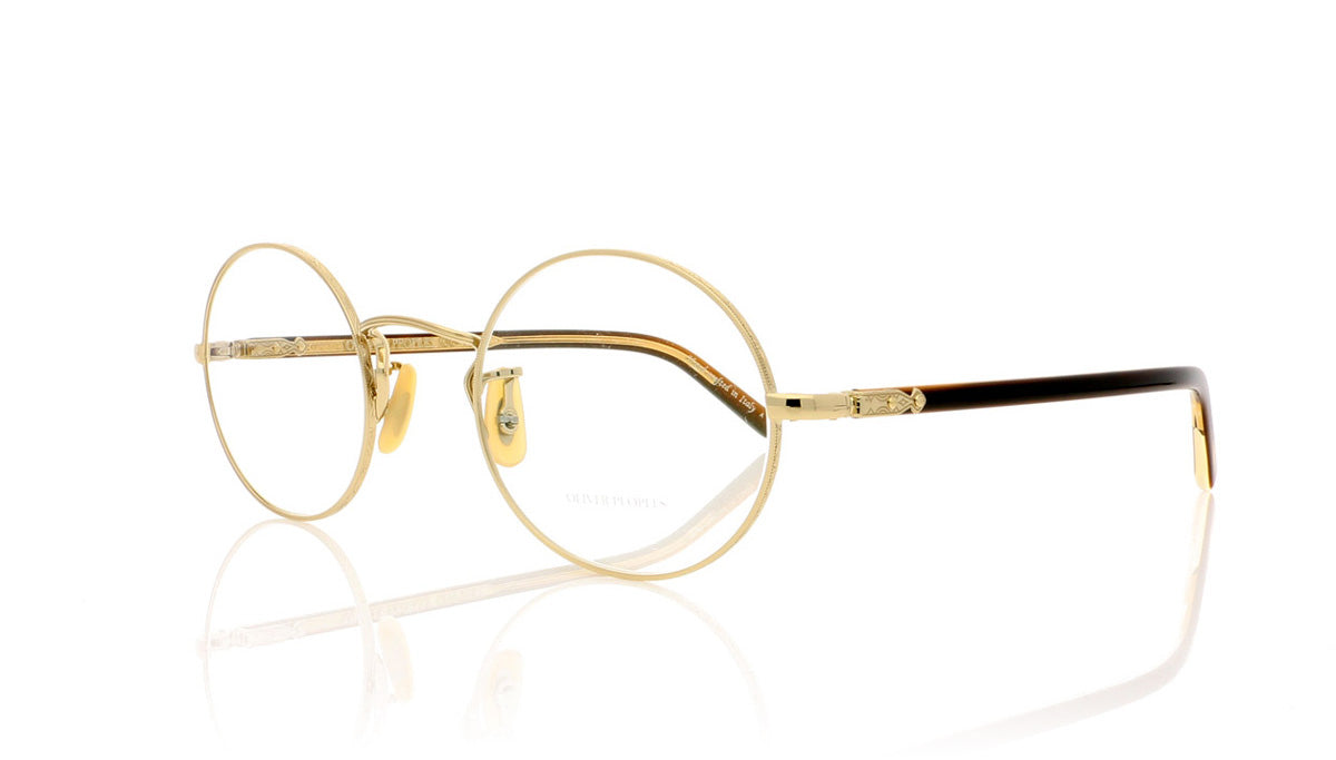 Oliver Peoples Overstreet 0OV1190 5035 Gold Glasses - Angle