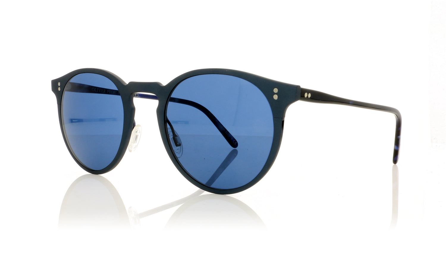 Oliver Peoples Elias OV1208S 526280 Navy Sunglasses - Angle