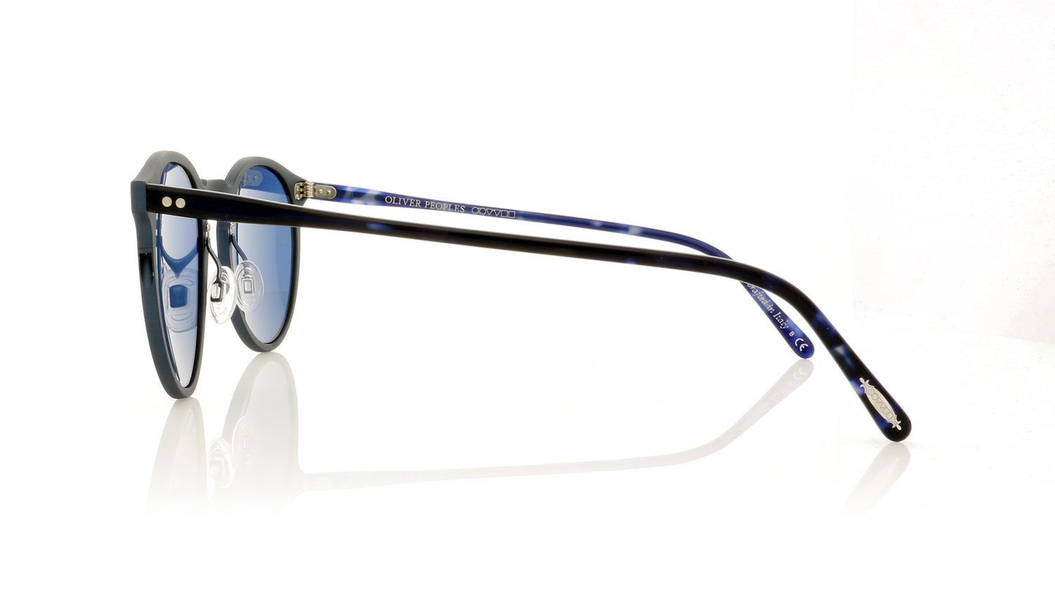 Oliver Peoples Elias OV1208S 526280 Navy Sunglasses - Side