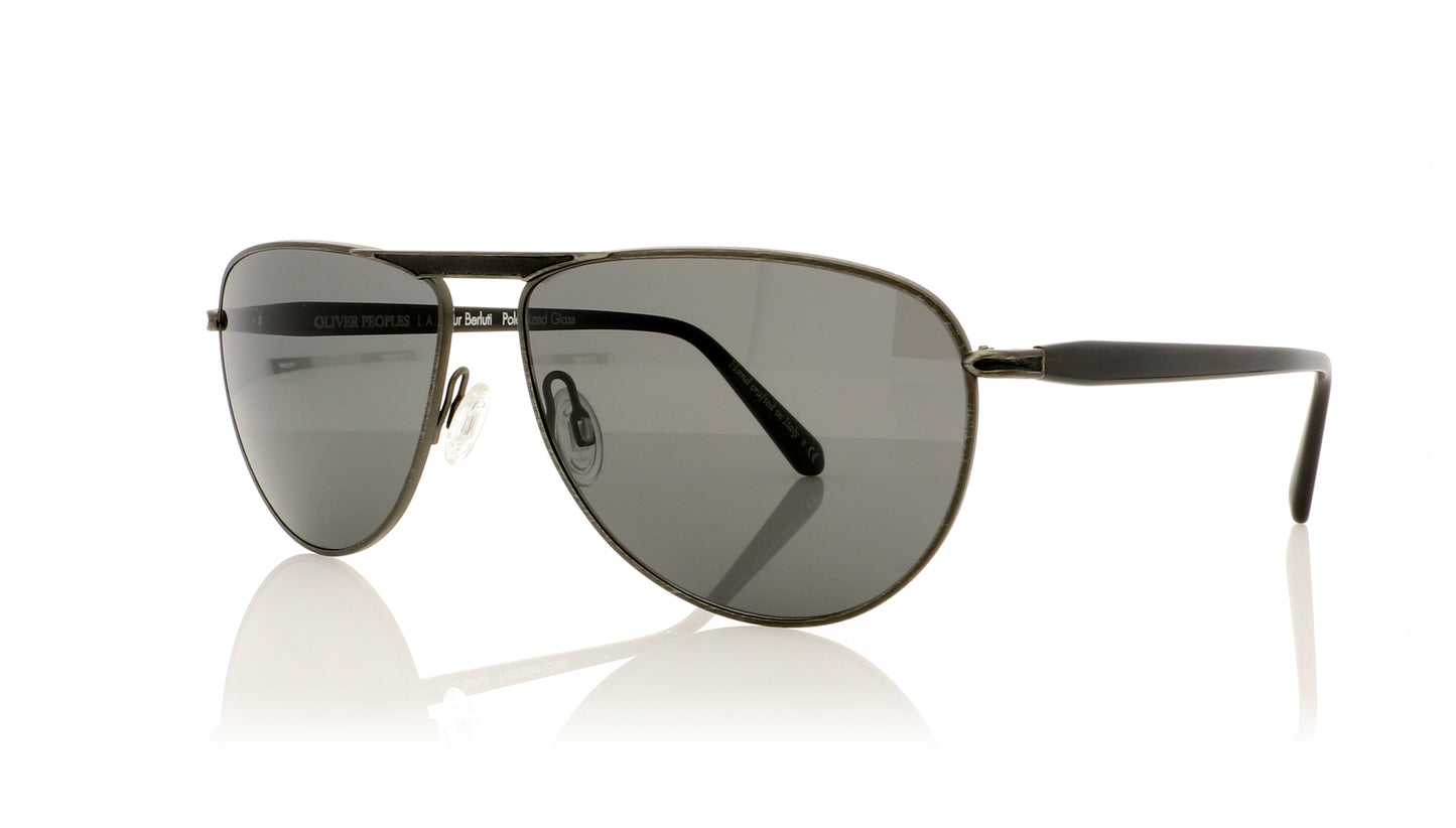 Oliver Peoples Conduit Street OV1213SQ 5244K8 Antique Pewter Sunglasses - Angle