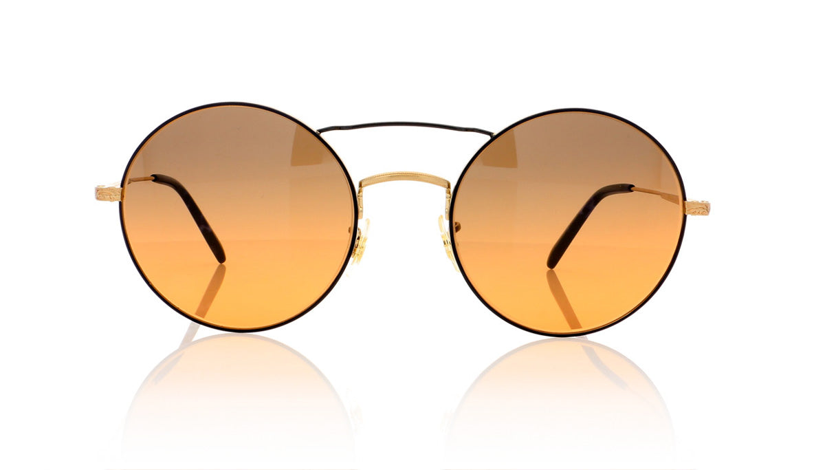 Oliver Peoples Nickol OV1214S 527156 Brushed Gold Sunglasses - Front