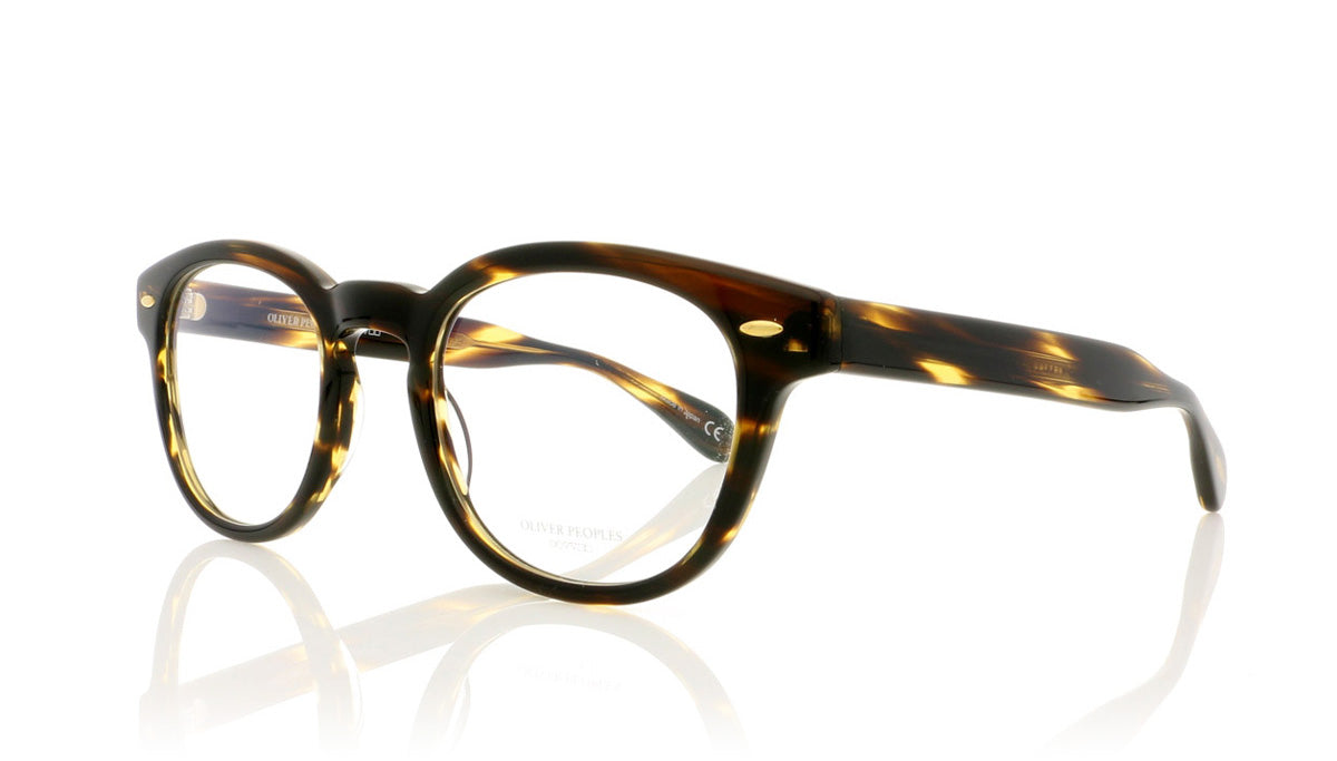Oliver Peoples Sheldrake OV5036 1003 Coco Bolo Glasses - Angle