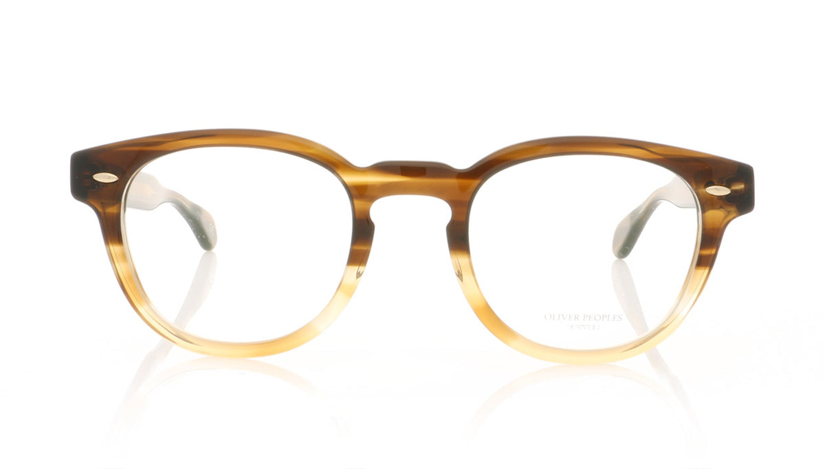 Oliver Peoples Sheldrake OV5036 1373 Brown Textured Tort Grad Glasses - Front