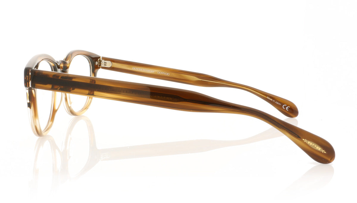 Oliver Peoples Sheldrake OV5036 1373 Brown Textured Tort Grad Glasses - Side