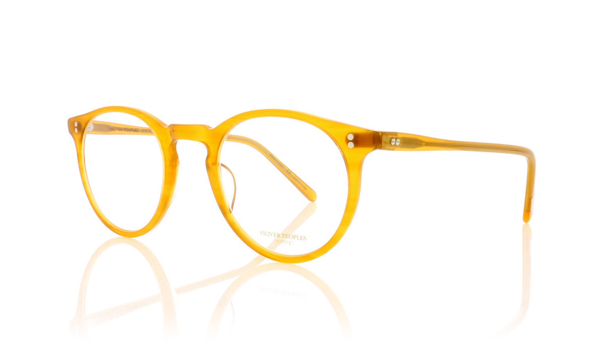 Oliver Peoples O'Malley 0OV5183 1171 Amber Tortoise Glasses - Angle