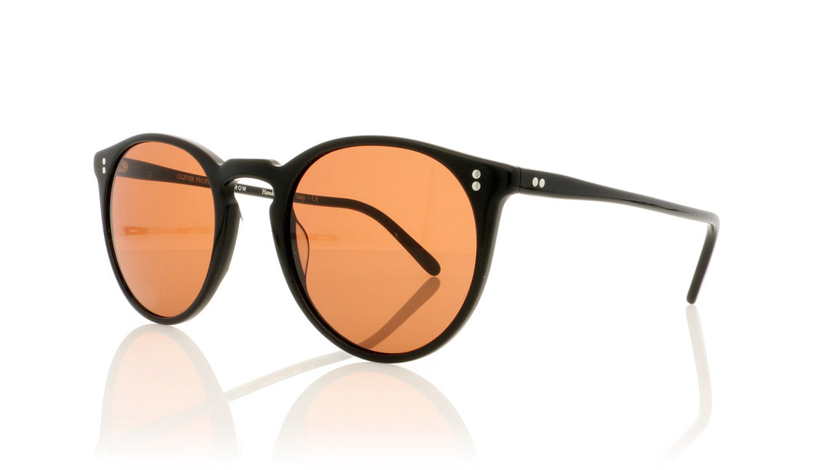 Oliver Peoples The Row O'malley NYC OV5183SM 100553 Pure Black Sunglasses - Angle