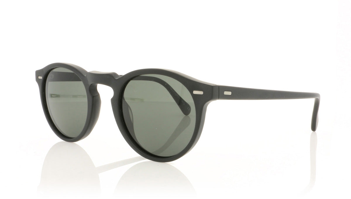 Oliver Peoples Gregory Peck OV5217S 1031/P2 Semi Matte Black Sunglasses - Angle