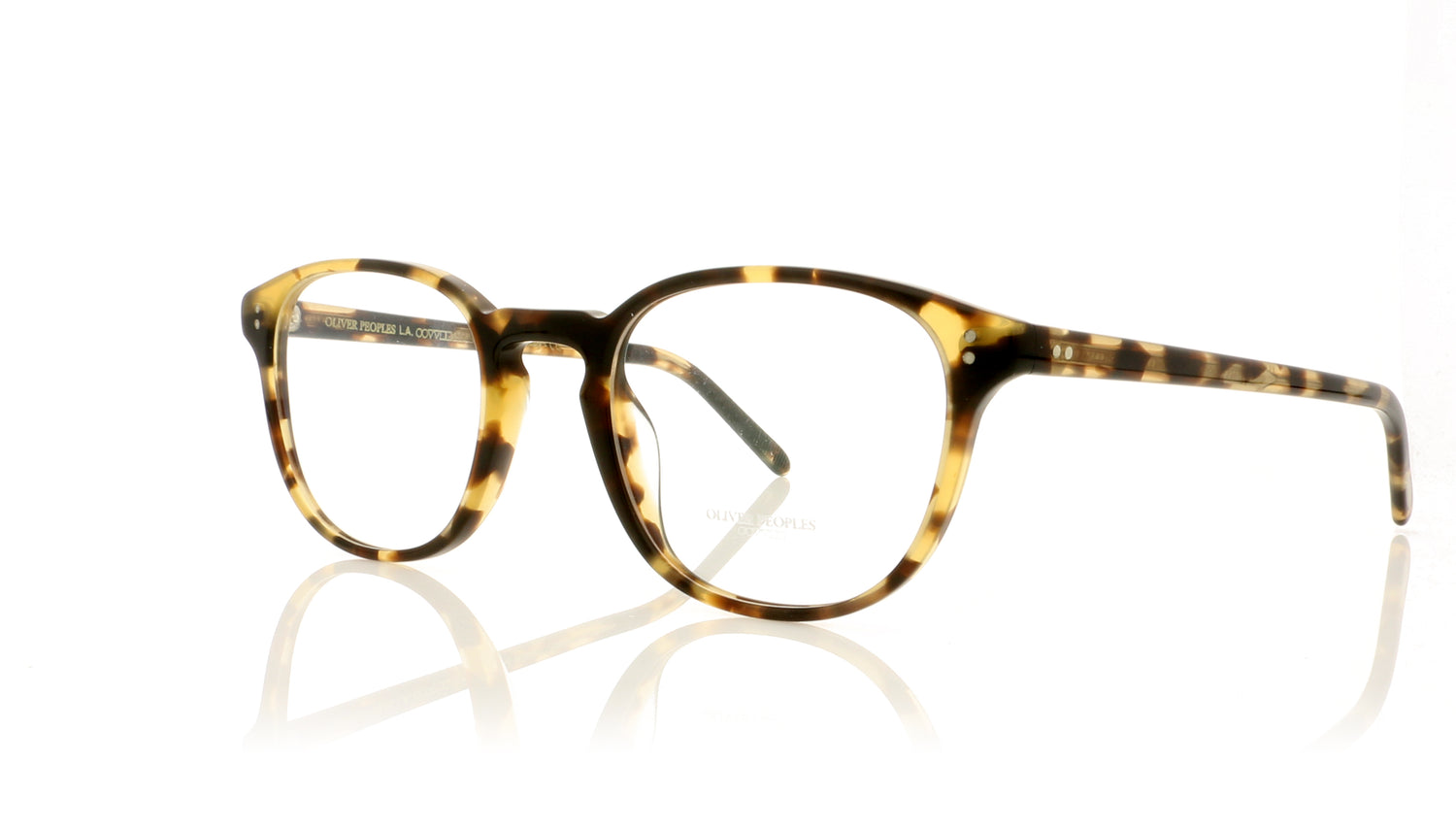 Oliver Peoples Fairmont OV5219 1550 Hickory Tortoise Glasses - Angle