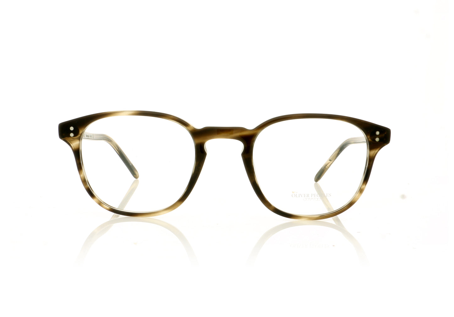 Oliver Peoples Fairmont 1612 Cinder Cocobolo Glasses - Front