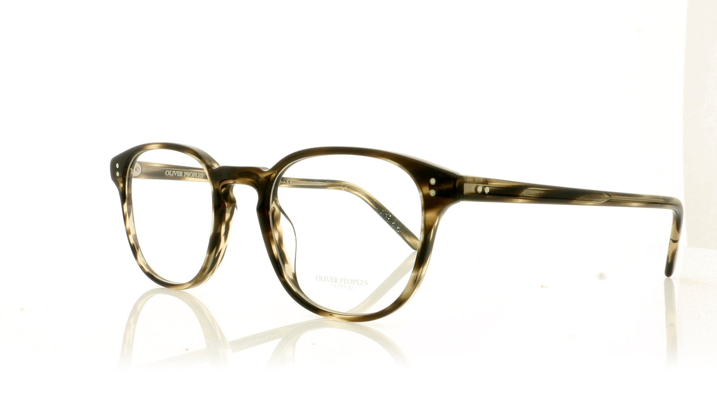 Oliver Peoples Fairmont 1612 Cinder Cocobolo Glasses - Angle
