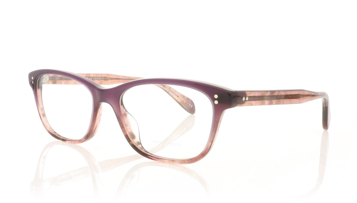 Oliver Peoples Ashton OV5224 1418 Faded Fig Glasses - Angle