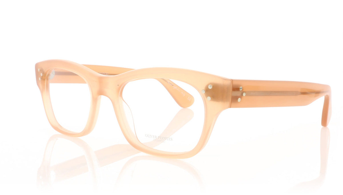 Oliver Peoples Artie OV5252 1361 Soft Peach Rose Glasses - Angle