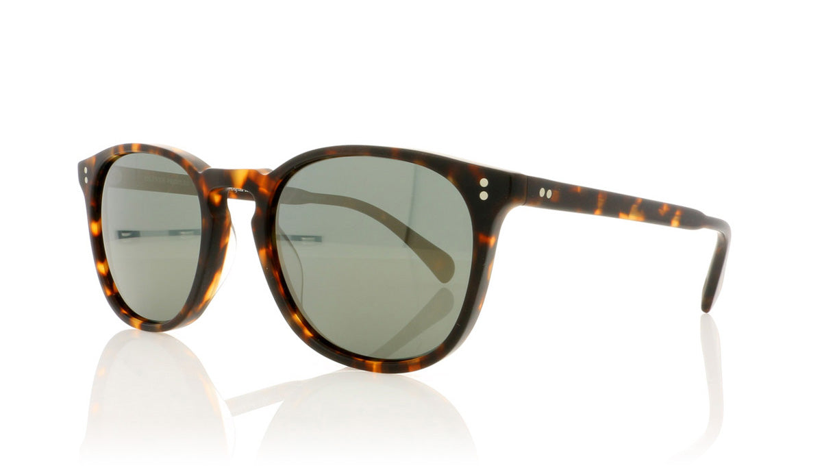 Oliver Peoples Finley Esq. Sunglasses OV5298SU 145409 Semi Matte Sable Tortoise Sunglasses - Angle