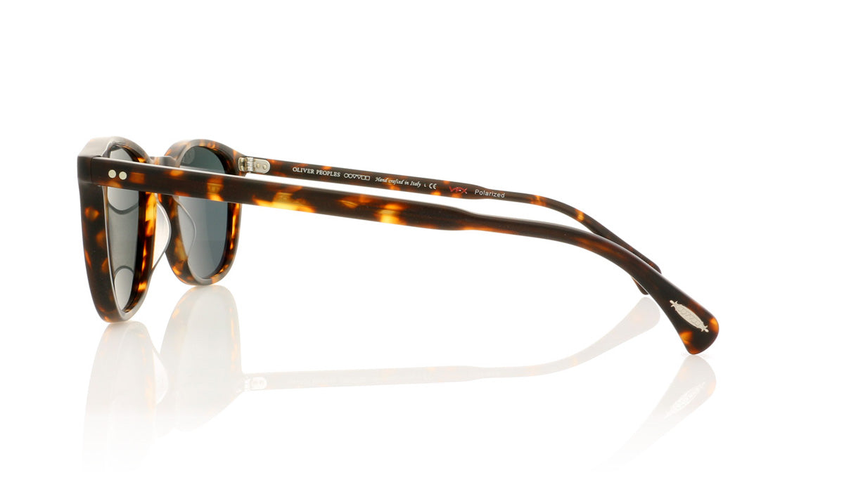 Oliver Peoples Finley Esq. Sunglasses OV5298SU 145409 Semi Matte Sable Tortoise Sunglasses - Side