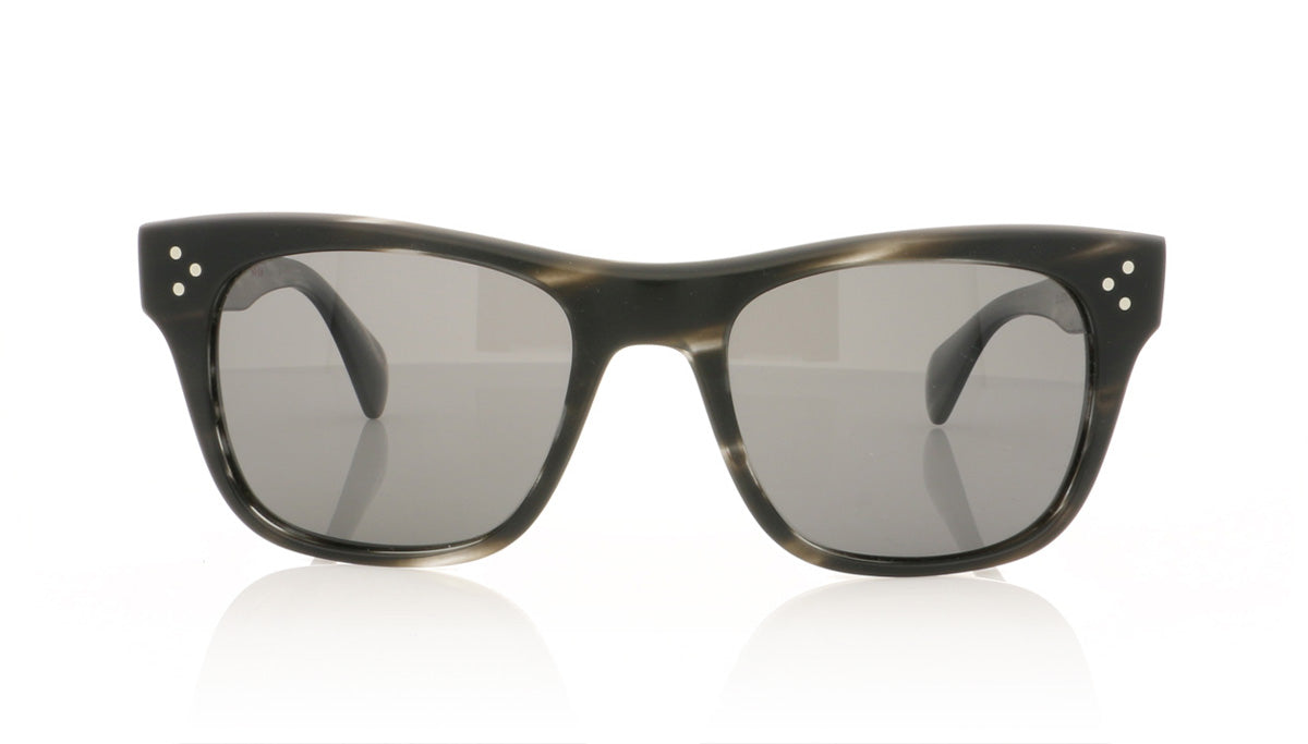 Oliver Peoples Jack Huston OV5302SU 1496K8 Semi Mtte Eb Wood Sunglasses - Front