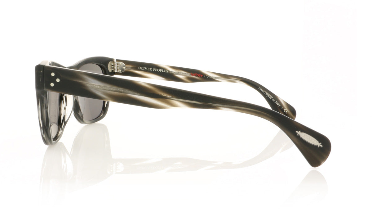 Oliver Peoples Jack Huston OV5302SU 1496K8 Semi Mtte Eb Wood Sunglasses - Side