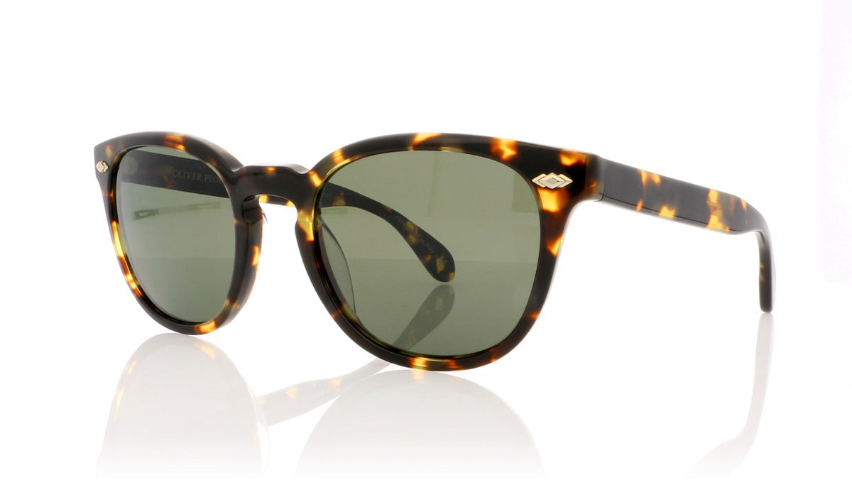 Oliver Peoples Sheldrake Plus OV5315SU 1407P1 Vintage Dark Tortoise Brown Sunglasses - Angle