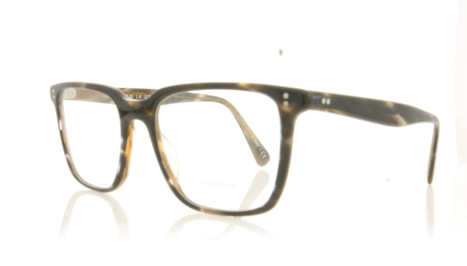 Oliver Peoples Lachman 1683 Navy Bark Glasses - Angle