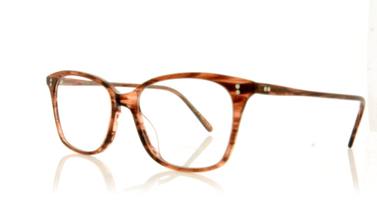 Oliver Peoples Addilyn 1690 Merlot Smoke Glasses - Angle