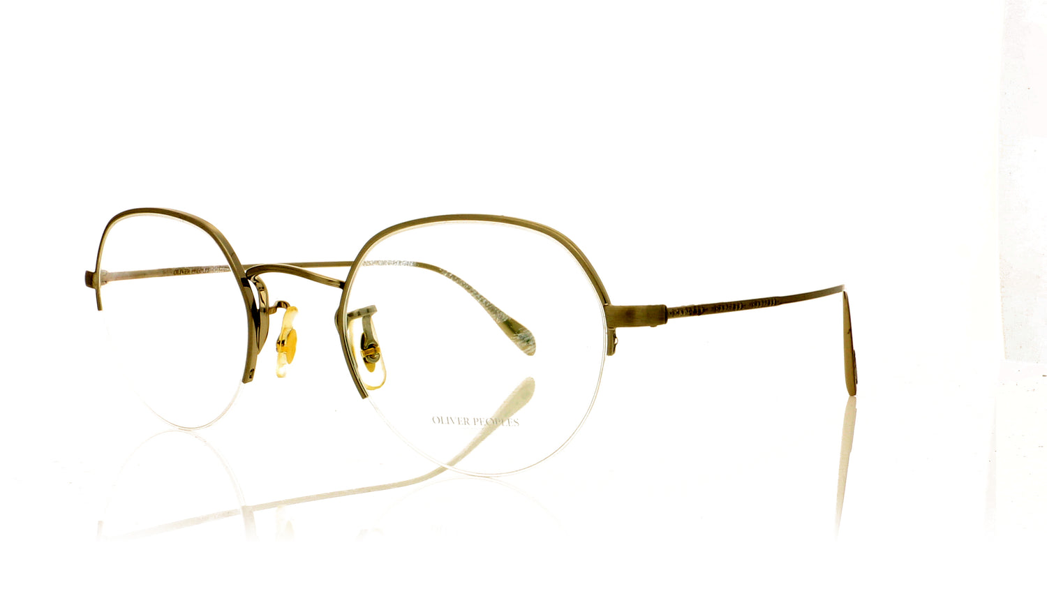 Oliver Peoples OV1189 5063 Silver Glasses - Angle