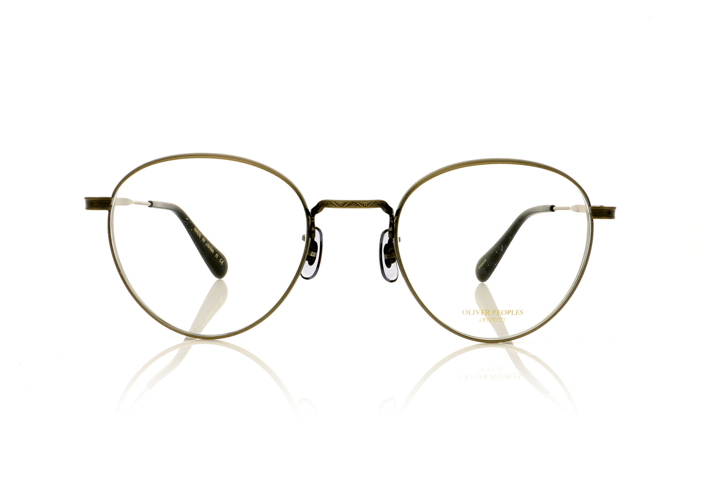 Oliver Peoples OV1224T Watts 5076 Brushed Silver Glasses - Front