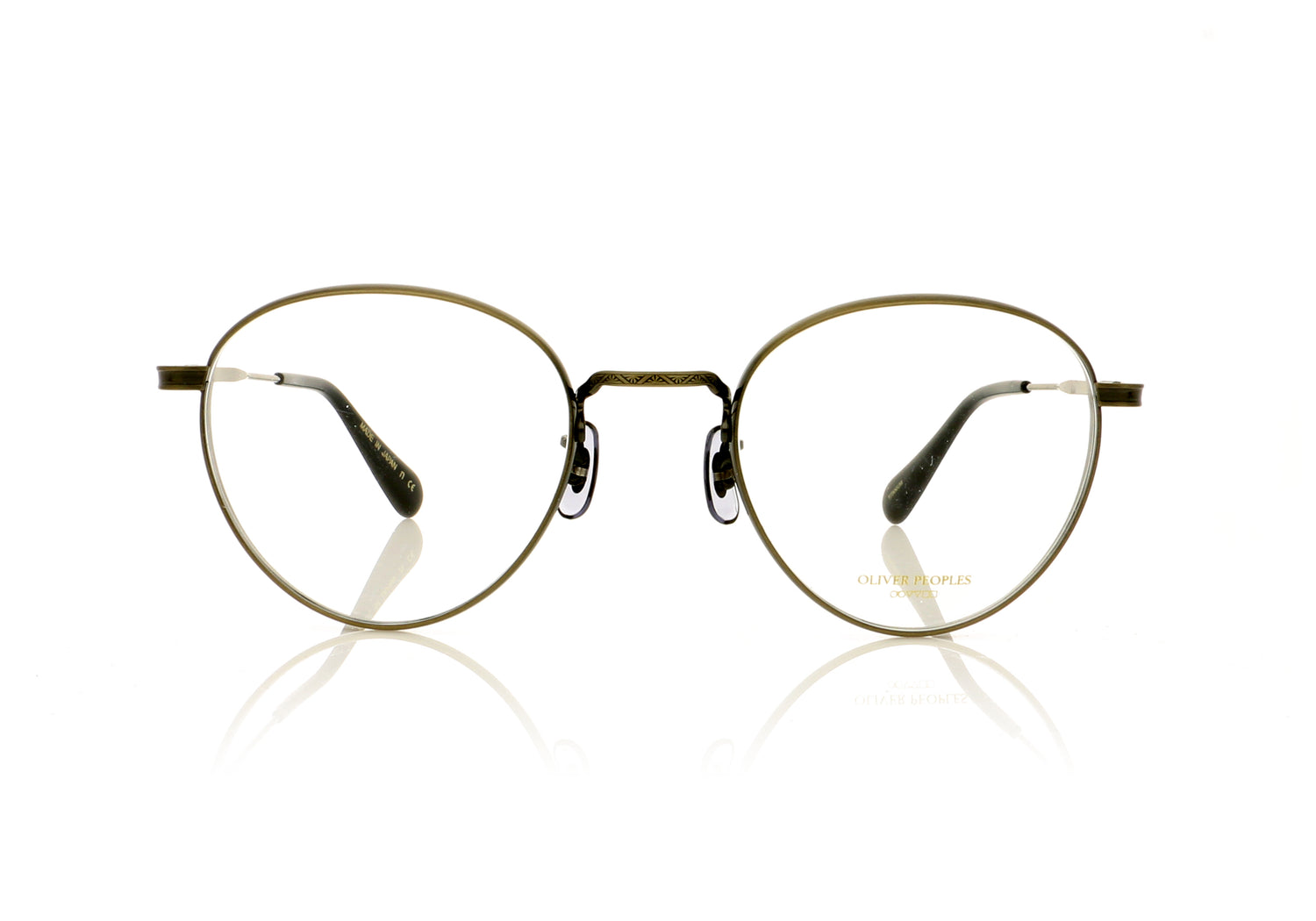 Oliver Peoples OV1224T Watts 5076 Brushed Silver Glasses - Front