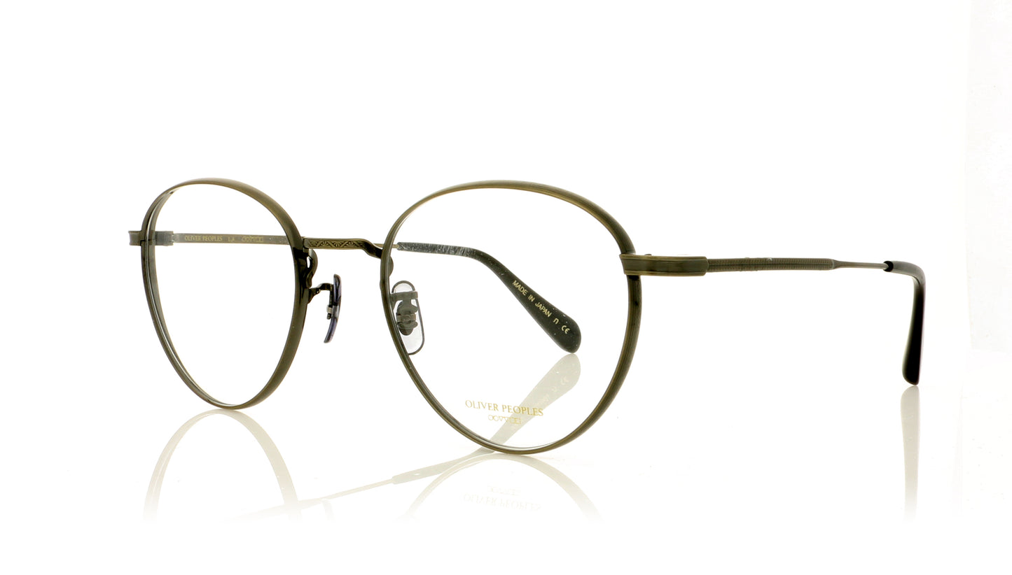 Oliver Peoples OV1224T Watts 5076 Brushed Silver Glasses - Angle