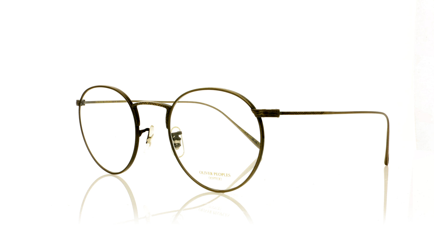 Oliver Peoples OV1259T Lain 5076 Brushed Gunmetal Glasses - Angle