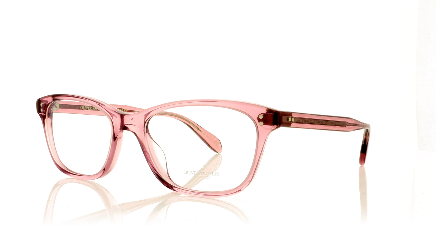 Oliver Peoples OV5224 Ashton 1656 Crystal Pink Glasses - Angle