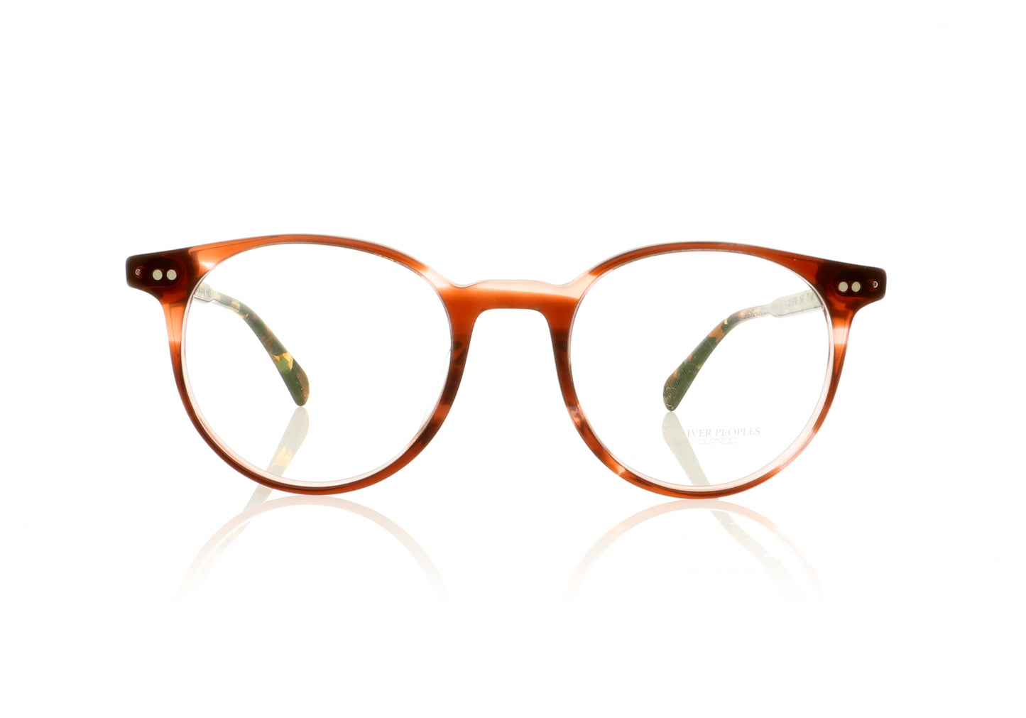 Oliver Peoples OV5318U Delray 1581 Red Havana Glasses - Front
