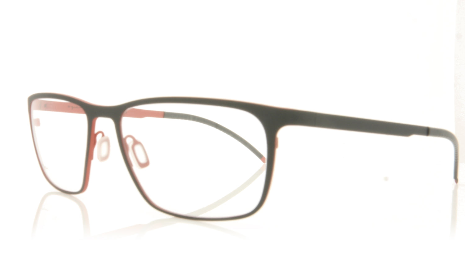 Ørgreen Cook 782 Mat Black Mat True Red Glasses - Angle