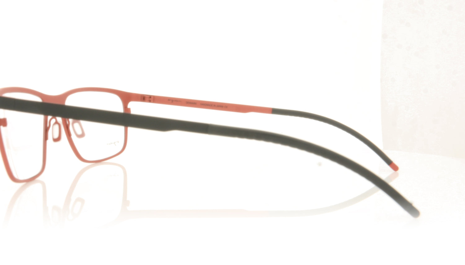Ørgreen Cook 782 Mat Black Mat True Red Glasses - Side